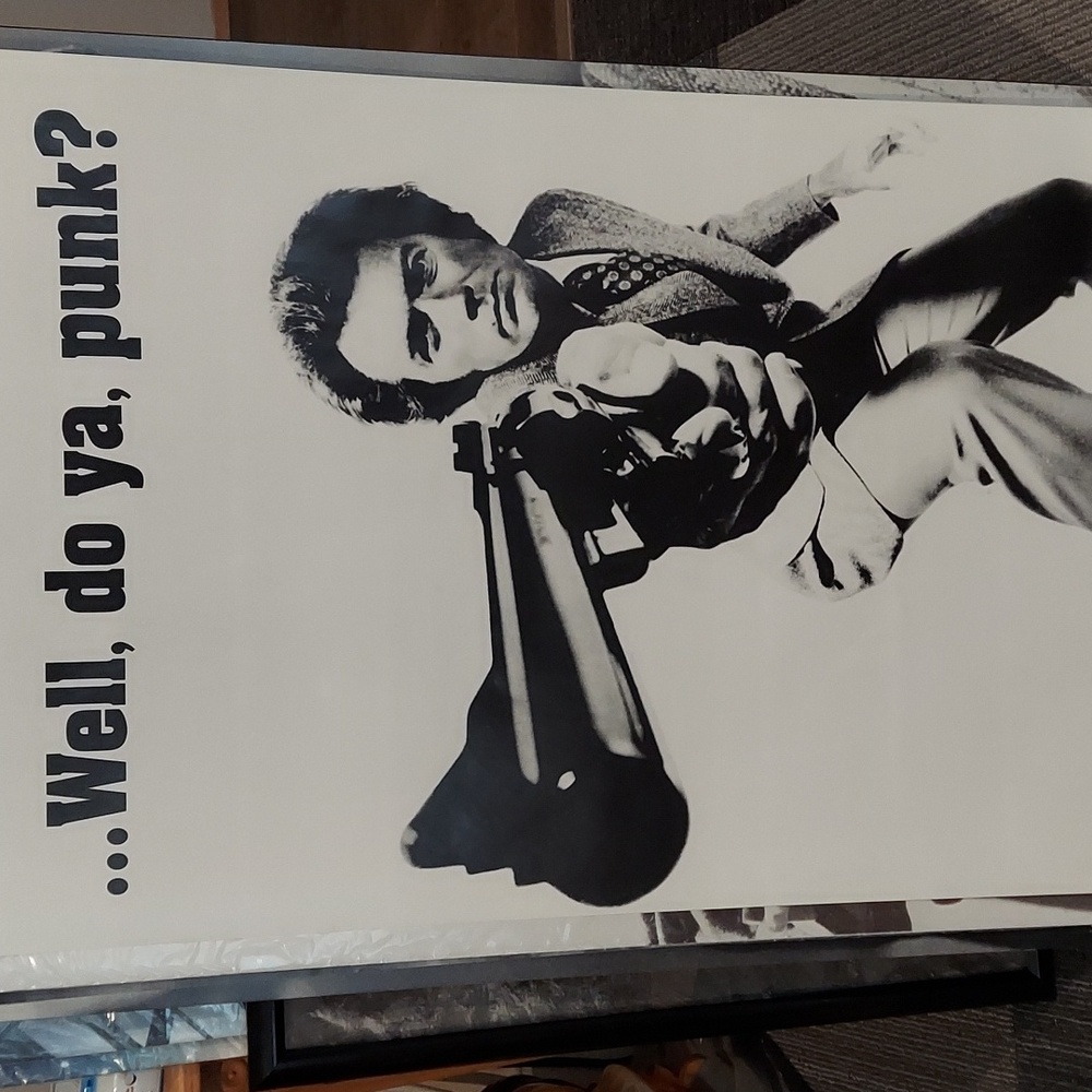 "Dirty Harry" poster